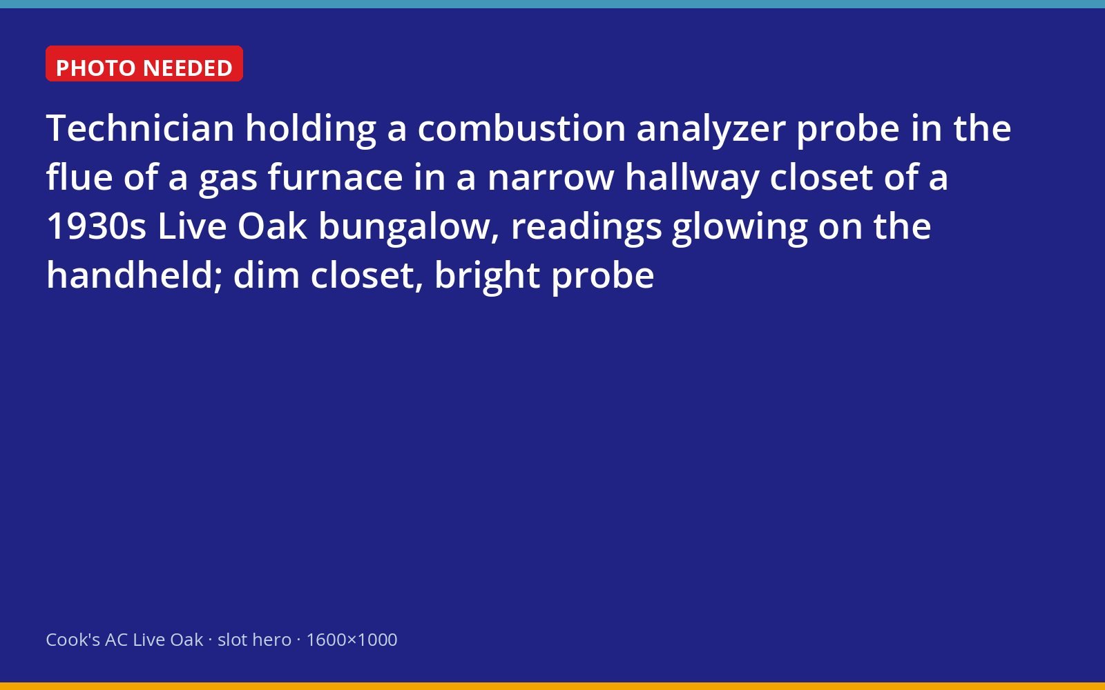 Combustion analysis on a gas furnace in a historic Live Oak bungalow